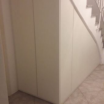 Einbauschrank unter Treppe Ansicht